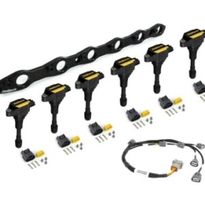 haltech r35 coil bracket kit nis rb20/25/26 + coil/conn/harn