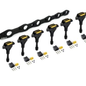 haltech r35 coil bracket kit nissan rb20/25/26 + coil/conn