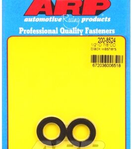 "1/2"id 7/8"od .120"th black washers" (2pcs)