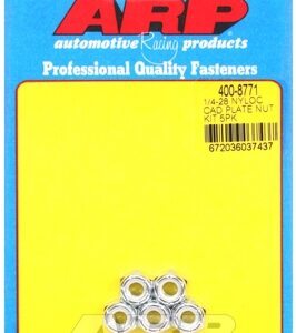 "1/4"" 28 nyloc cad plate nut kit" (5pcs)