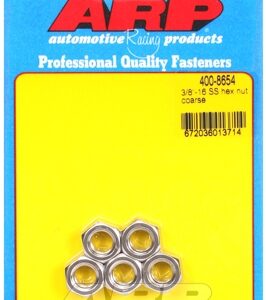 "3/8"" 16 ss coarse hex nut kit" (5pcs)
