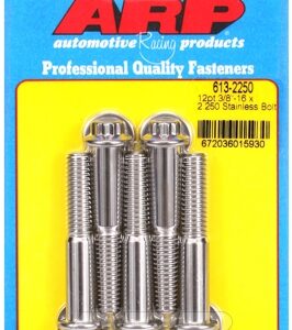 "3/8"" 16 x 2.250 12pt ss bolts" (5pcs)