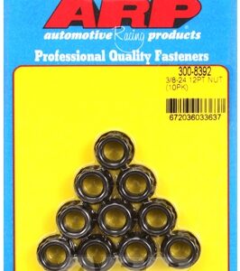 "3/8"" 24. 1/2"" socket. .645 flange od. 12pt nut kit" (10pc
