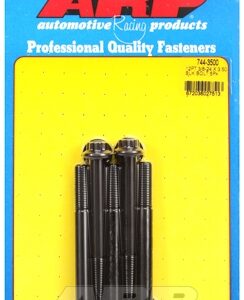 "3/8"" 24 x 3.500 12pt 7/16 wrenching black oxide bolts"5pcs