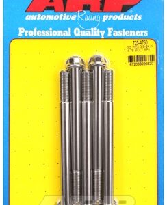 "3/8"" 24 x 4.750 hex ss bolts" (5pcs)