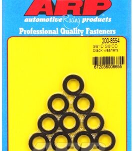 "3/8""id 5/8""od black washers" (10pcs)