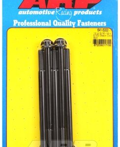 "5/16"" 18 x 5.000 12pt black oxide bolts" (5pcs)