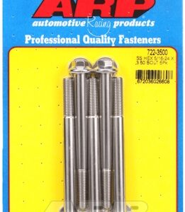 "5/16"" 24 x 3.500 hex ss bolts" (5pcs)