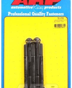 "5/16"" 24 x 3.750 hex black oxide bolts" (5pcs)