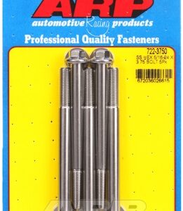 "5/16"" 24 x 3.750 hex ss bolts" (5pcs)