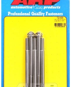 "5/16"" 24 x 4.250 hex ss bolts" (5pcs)