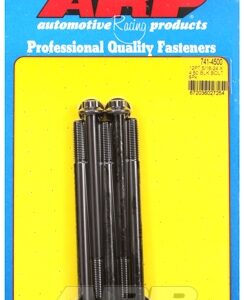"5/16"" 24 x 4.500 12pt black oxide bolts" (5pcs)