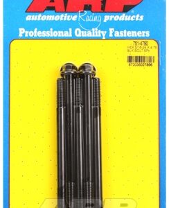 "5/16"" 24 x 4.750 hex black oxide bolts" (5pcs)