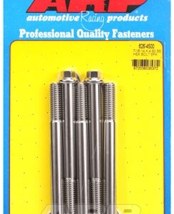 "7/16"" 14 x 4.500 hex ss bolts" (5pcs)