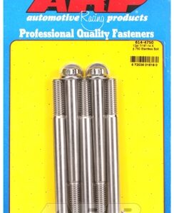 "7/16"" 14 x 4.750 12pt 1/2 wrenching ss bolts" (5pcs)