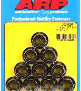 "7/16"" 20. 9/16"" socket 12pt nut kit" (10pcs)