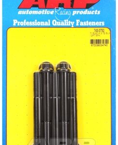 "7/16"" 20 x 3.750 12pt black oxide bolts" (5pcs)