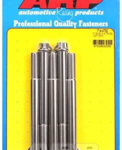 "7/16"" 20 x 4.750 12pt ss bolts" (5pcs)