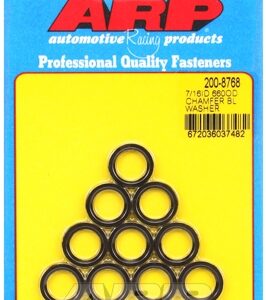 7/16 id .660 od chamfer black washers(10 pcs)