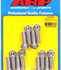 amc ss 12pt intake manifold bolt kit