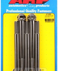 arp 1/2 13 x 5.000 hex black oxide bolts (5pcs)