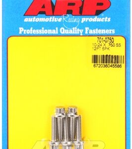 arp 10 24 x .750 12pt ss bolts