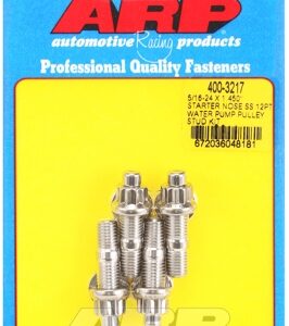 arp 5/16 24x1.450 starter nose ss 12pt wp pulley stud kit