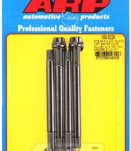 arp 5/16 24x4.000 black 12pt wp pully w/2.750" fan spcr stud