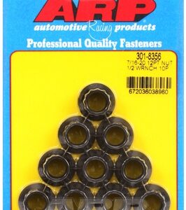 arp 7/16 20 12pt nut kit .475"height (10pcs)