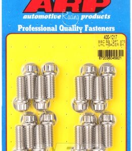 arp bb chevy ss 12pt .875 uhl header bolt kit