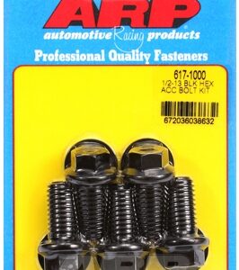 arp bolt kit 1/2 13 x 1.000 black oxide hex
