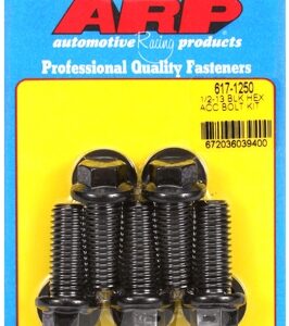 arp bolt kit 1/2 13 x 1.250 black oxide hex