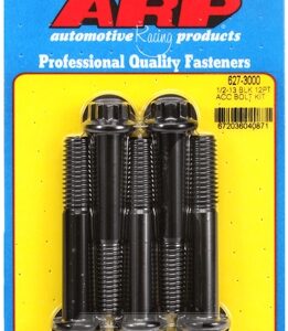 arp bolt kit 1/2 13 x 3.000 black oxide 12pt