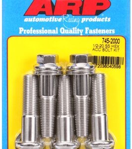 arp bolt kit 1/2 20 x 2.000 ss hex
