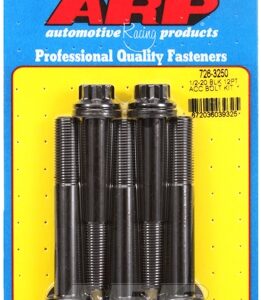 arp bolt kit 1/2 20 x 3.250 black oxide 12pt