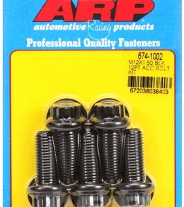arp bolt kit m12 x 1.50 x 30 black oxide 12pt