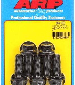 arp bolt kit m12 x 1.50 x 30 black oxide hex