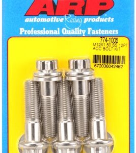 arp bolt kit m12 x 1.50 x 45 ss 12pt