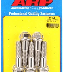 arp bolt kit m12 x 1.50 x 50 ss hex