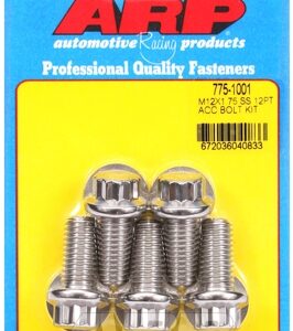arp bolt kit m12 x 1.75 x 25 ss 12pt