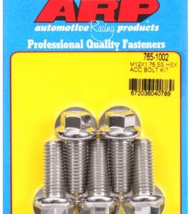arp bolt kit m12 x 1.75 x 30 ss hex
