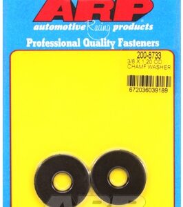 arp chamfer washer 3/8 id 1.20 od black 2 pack