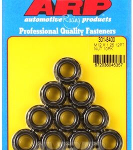 arp m12 x 1.25 (5/8 wr) 12pt nut kit(10pcs)