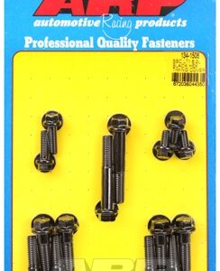 arp timing cover bolt kit chevy sb lt1 6.2l black hex