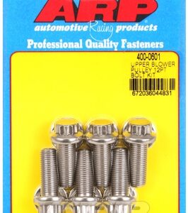 arp upper blower pulley bolt kit 12pt