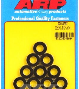 arp washer m9 id 0.670 od black 10 pack