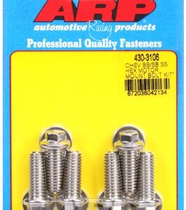 chevy hex motor mount bolt kit with energy suspension mounts