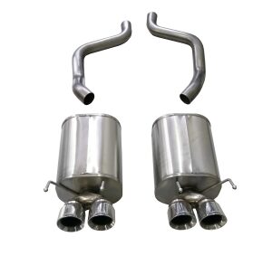 corsa axle back 2.5" dual rear twin 3.5" corvette c6