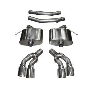 corsa axle back 2.75" dual rear twin 4.0" cts v 6.2 16 19