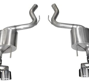corsa axle back 3.0" dual rear twin 4.0" mustang 5.0 18 22